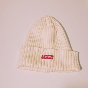 Supreme Overdyed Beanie (SS20) White